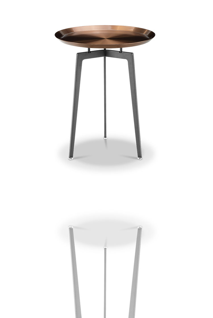 KASPAR CORNER TABLE